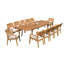 Vellore 13 Piece Teak Dining Set-42045046-42045047