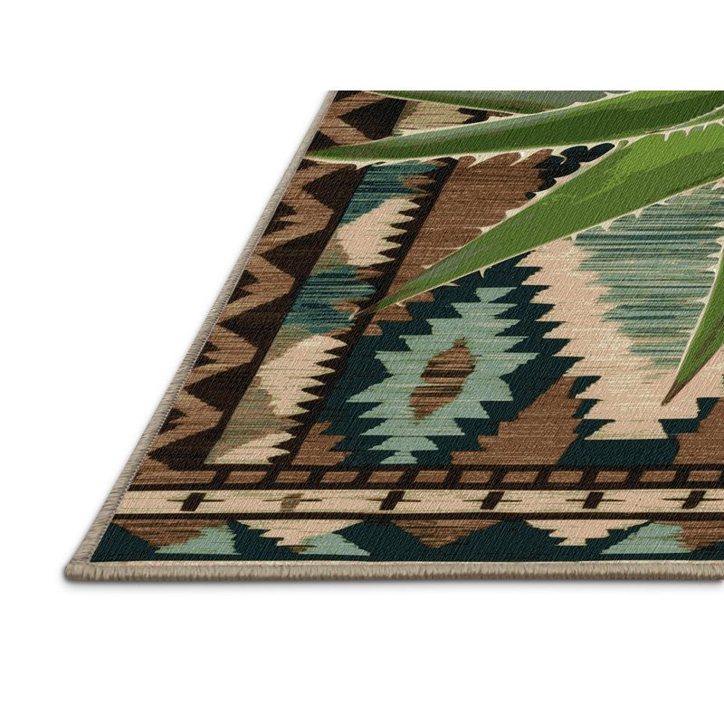 Tapis lavable Aloe Vera, Tapis de couloir 2 pi x 4 pi