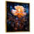 Toile avec cadre flottant or