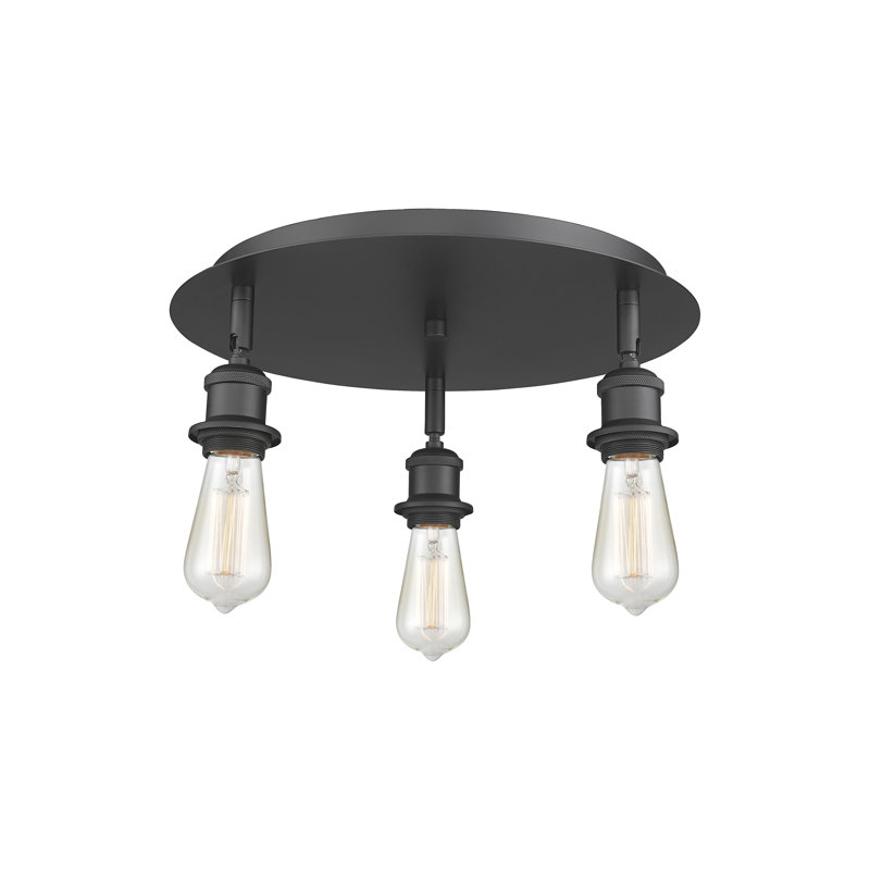 Allare Flush Mount, Matte Black