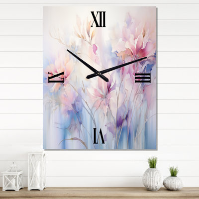 Iorgo - Abstract Botanicals Wall Clock