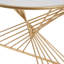 Benazir 100cm Glass Top Console Table
