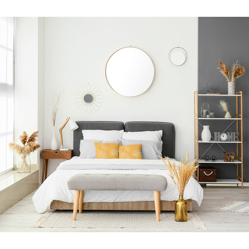 Housse et insert de coussin en polyester Breeland, 16 po x 16 po, Jaune d'œuf, Polyester/ Bourre en polyester