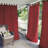Jarret Solid Room Darkening Indoor/Outdoor Tab Top Single Curtain Panel-2079835033-2079835040