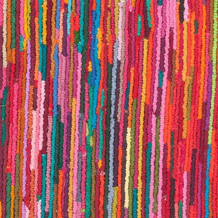 Nantucket Pink and Multicolor Hand-Tufted Cotton 10' x 14' Area Rug