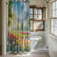 Rideau de douche standard 1 pièce Bright Tulips-1183556971
