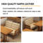 Banc rembourré en similicuir