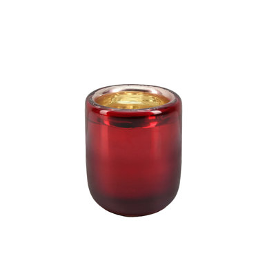 Porte-bougie murale en verre Mercury