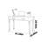 Black all-solid wood vintage writing desk-1659323772