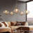 Mourine 5 - Light Dimmable Sputnik Modern Linear Chandelier