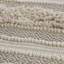 Tapis de bain à rayures naturelles tissées - 20 x 32 po