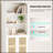 Tall With 5 Tier Wooden Shelves,  For Stylish And Functional Storage In Any Room-639138533
