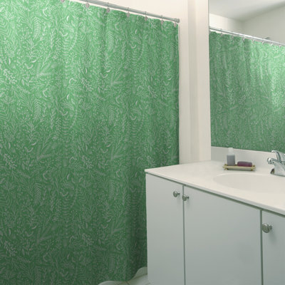 Rideau de douche simple à motif floral ditsy classique