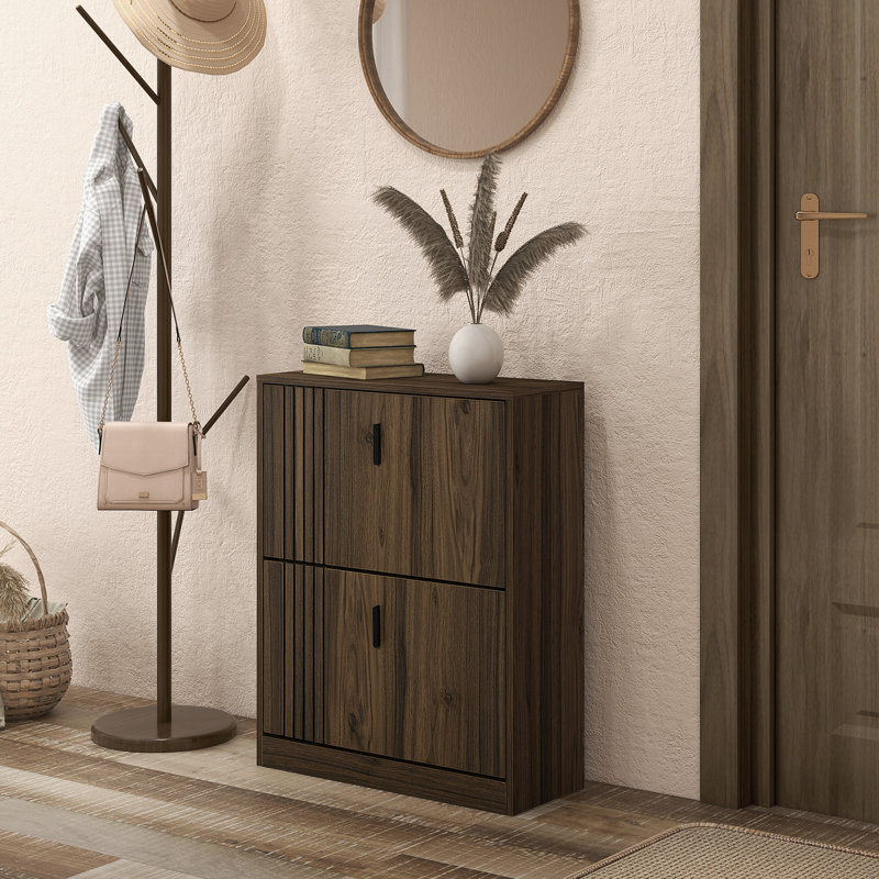 Armoire de rangement pour chaussures Hennécy, 12 paires