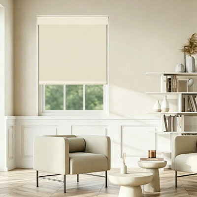  Blackout Roller Shades for Windows (Beige,36"W x 72"H)