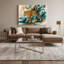 «Big Cats», art léopard sur toile beige-829415349