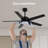 52 In. Modern Ceiling Fan With Light And Remote Control