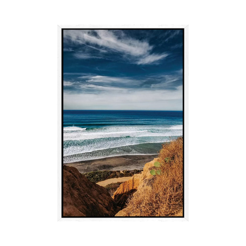 Torrey Pines San Diego II by Bethany Young - Print on Canvas, White Framed, 101.6cm H x 66.04cm W x 3.81cm D