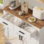Armoire de rangement de cuisine, armoire de ferme moderne avec rangement