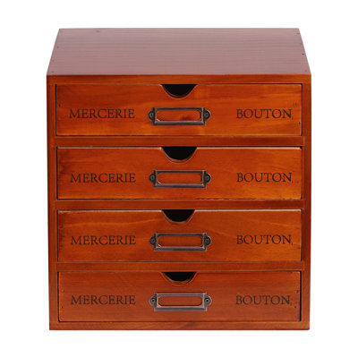 Blankumsee 15Pcs Drawers Wooden Desktop Organizer Set