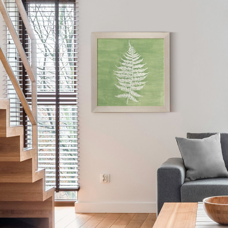 « Forest fougères I-Premium », toile encadrée-prête à accrocher-impression encadrée, H 21 po x l 21 po x P 0,75 po