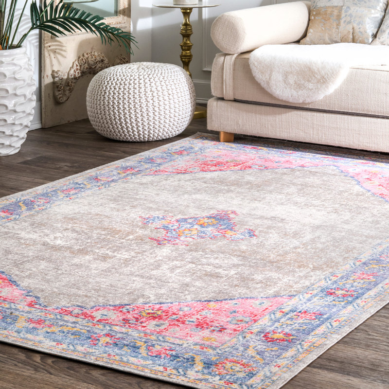 Stanardsville Oriental Indoor Rug, Rectangle 4' 3" x 6' 6"