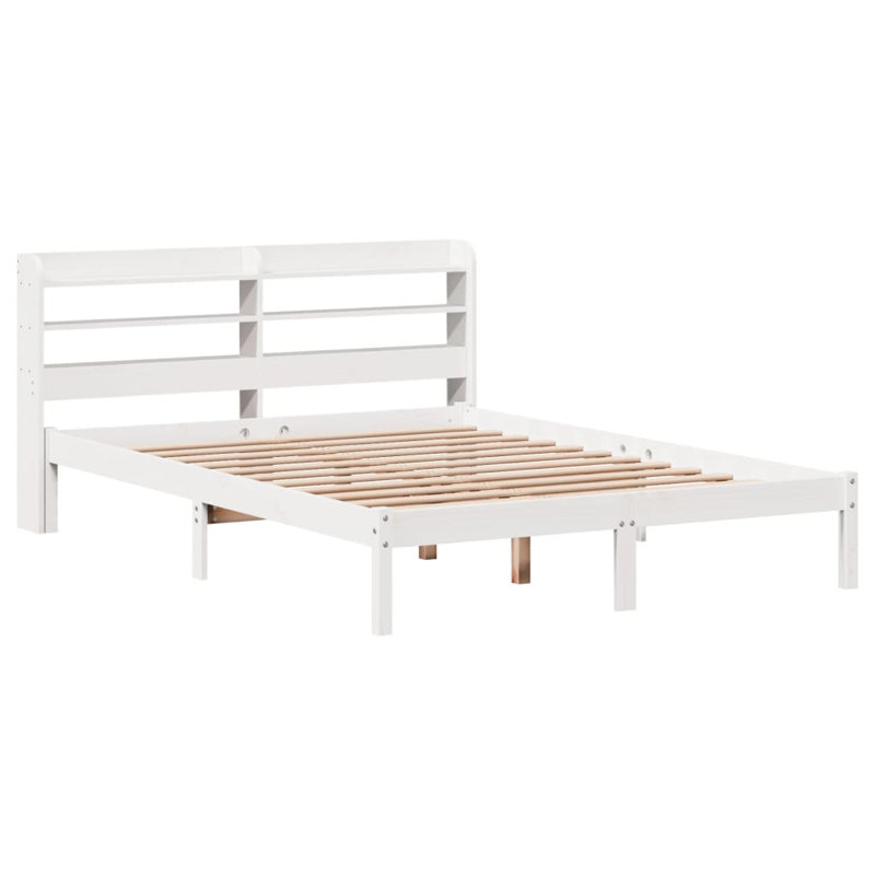 Chaudeville Solid Wood Storage Bed, European Kingsize (160 x 200cm)