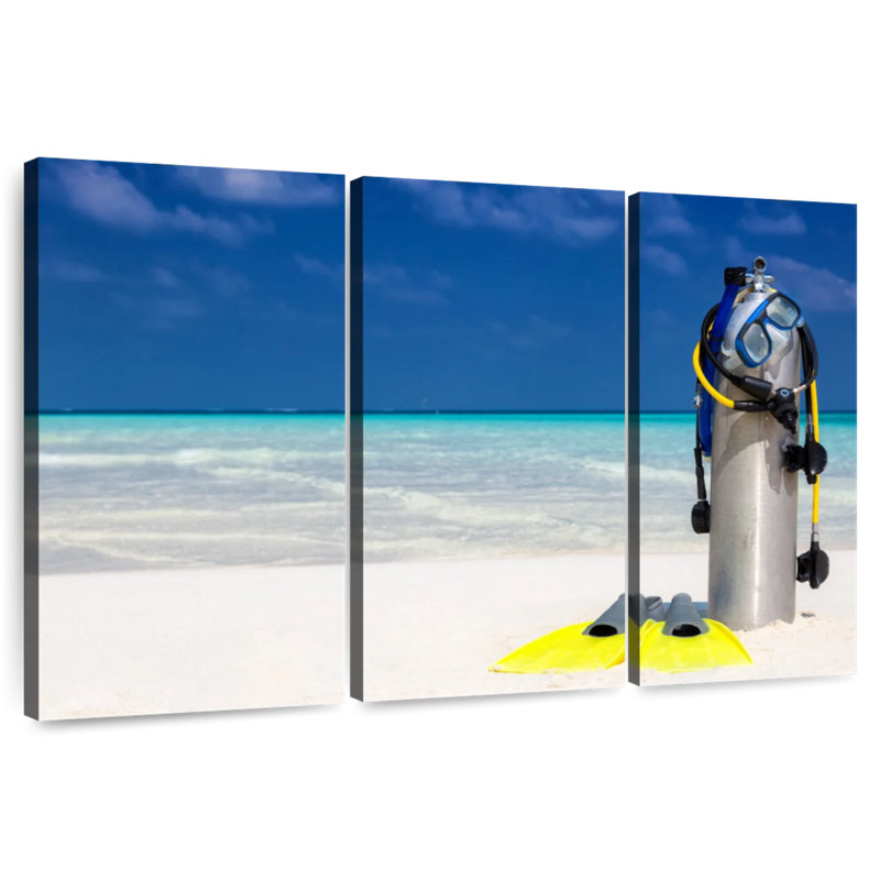 Senne Scuba Equipment, 48" H x 74" W