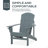 Abilene Outdoor Adirondack Chair-1494643882
