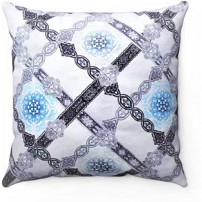 Lakshmi Geometric Square Cushion Cover