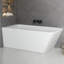 Baignoire de trempage de surface autoportante 59 po Forma