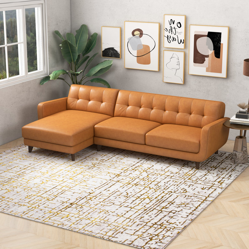 Santiago Upholstered L-Shaped Sectional, Left Hand Facing