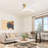 Whisper 52" 5-Solid Blade Classic Flush Mount Ceiling Fan with LED Light Kit and Remote Control-80009868