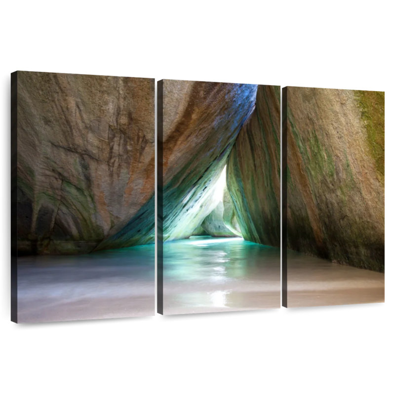 Gillard Baths Boulder Passage, 36" H x 57" W