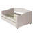 Upholstered Daybed Twin Size With Two Drawers And Wood Slat