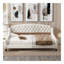 Lit de jour capitonné moderne de luxe, double, beige-2059710278-2059710277