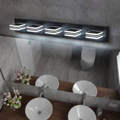 Loralynn Dimmable LED Vanity Light – Simple & Modern Bathroom Mirror Lighting