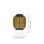 Faro Ceiling Lamp G Crystal White Matt Black 2 L2202 Ul-1399893361-1399893365-1399893370