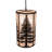 10 - Light Solar Black Cylinder Pendant