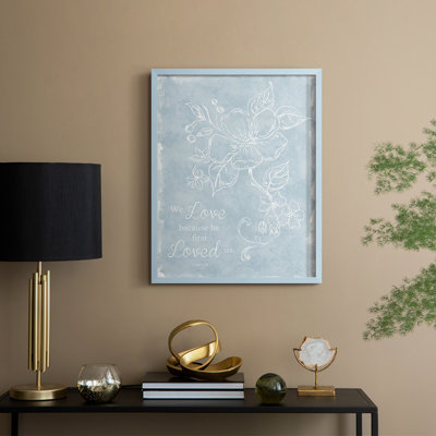 Loved Us First Framed Print - Solid Wood