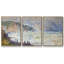 Monet - 3 pièces, reproduction encadrée sur toile-1951248815-1953681951