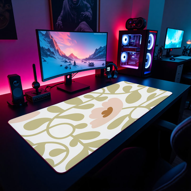 Polyester Desk Pad, 31.5x15.5