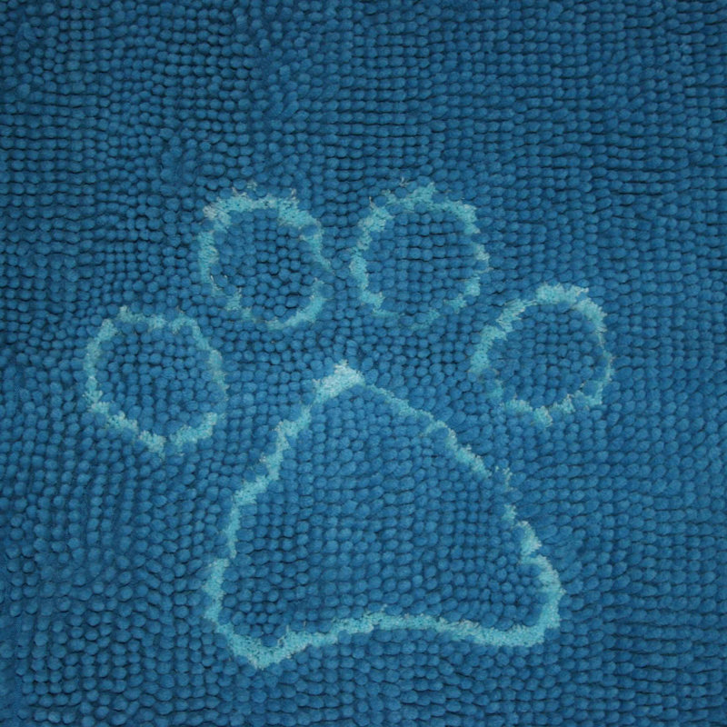 Petit tapis de porte pour chien sale gris brumeux DGS Pet Products 23 po x 16 po x 2 po, Grand (l 26 po x P 35 po x H 2 po)