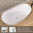 66" X 32" Freestanding Soaking Acrylic Bathtub