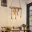 Lustre en rotin 6 lumières Abishanth