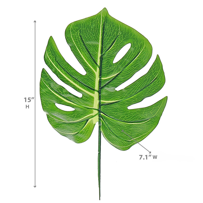 Feuille de Monstera artificielle - ensemble de 36