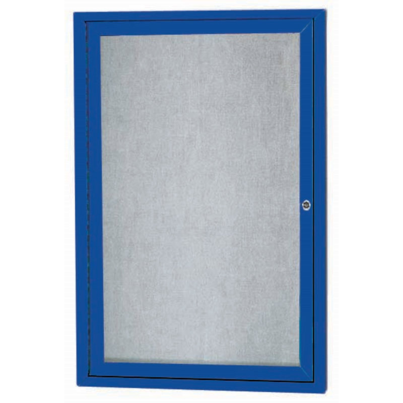 Tableau d'affichage mural extérieur pour l'extérieur, bleu, Un, H 24 po x l 18 po