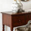 Console brune de style chinois rétro