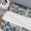 Ensemble de housse de couette à motif floral bleu rétro Romance Floral IV-158138549