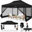 15 pi L 10 pi x Pavillon de jardin avec moustiquaire-100081947